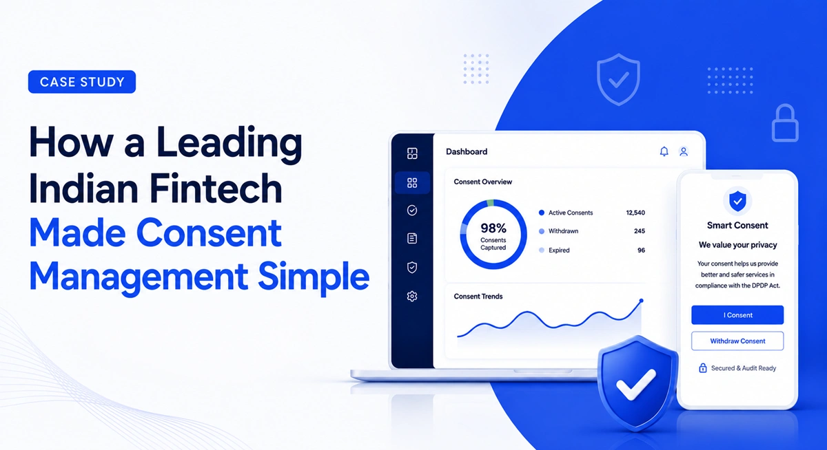 How a Leading Indian Fintech Made Consent Management Simple With a Smart Consent Manager